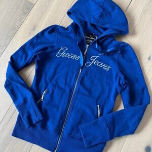 Y2K Guess Rhinestone Hoodie